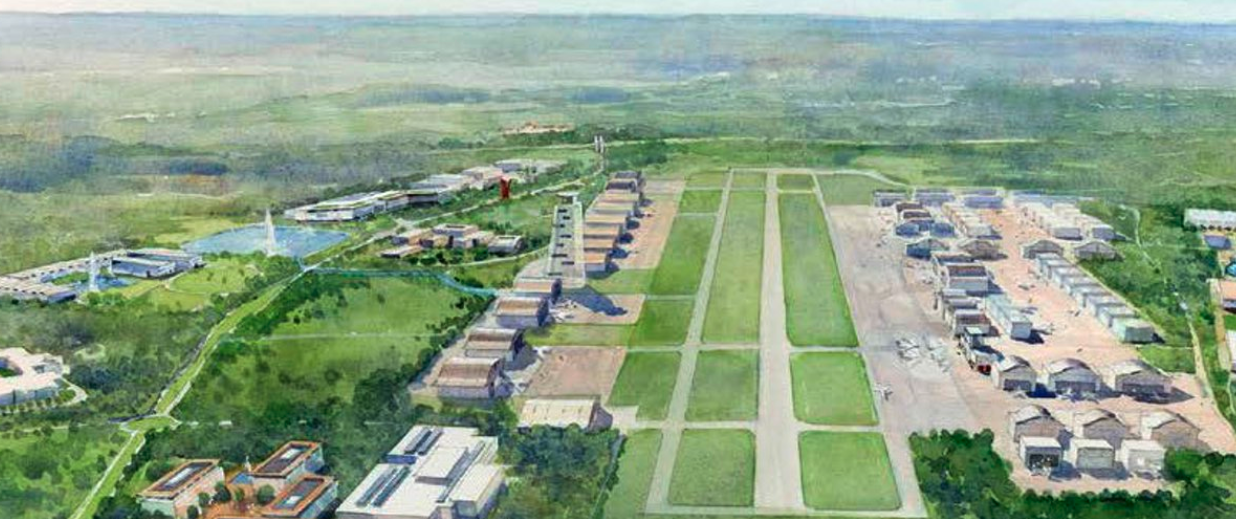 An artist's rendering of the Greenport development that will host an AP battery energy storage system